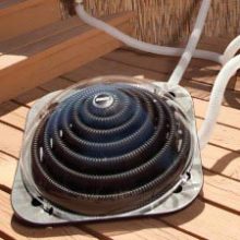 solar ring pool heater